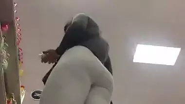 THICK TAMIL GIRL VTL GREY SPANDEX