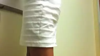 Tight candid coworker ass