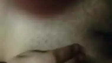 Beautiful girl fucked by boyfriend She is helping his dick to insert