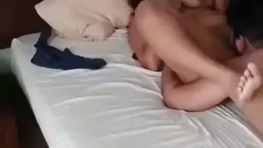 Devar eats Bhabhi’s pussy in front of his cuckold brother