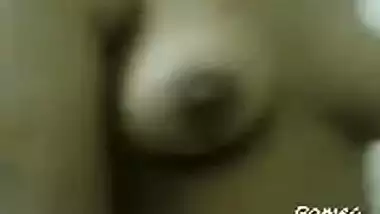 Slutty girl giving dirty oral to boyfriend