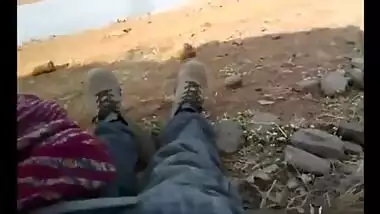 Desi villaga bhabhiucking cock in open near river