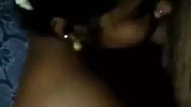 Mature Indian housewife giving blowjob to neighbor