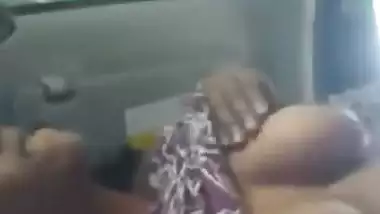 Desi college girl riding dick of lover in car viral MMS