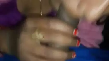 Bhabhi gives a quick desi blowjob to her horny Devar