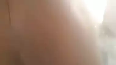 Sali roams naked in front of her Jija in nude MMS