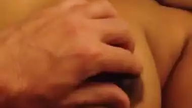 UK Indian Babe Boobs Play